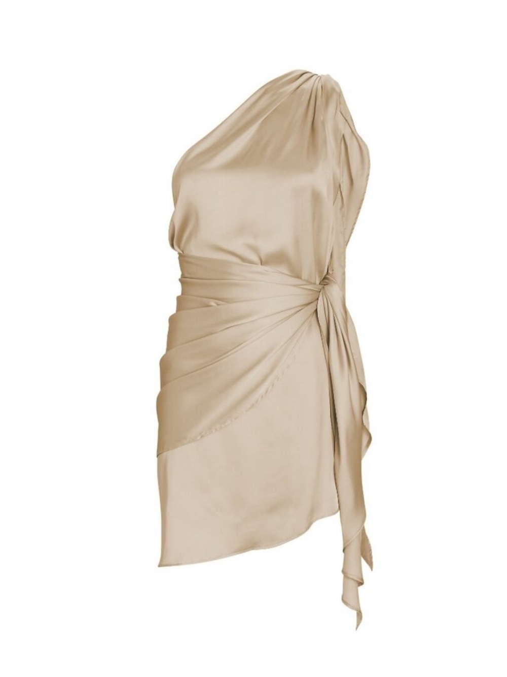 Baobab Marea Mini Dress Caramel Light Beige Size XS